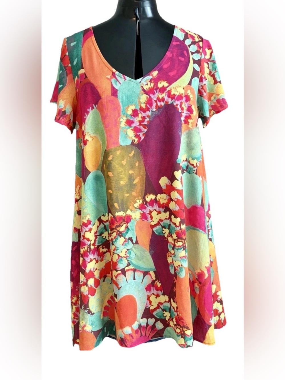 Judith March Cactus Canyon Women’s Dress Vibrant Colored Size S